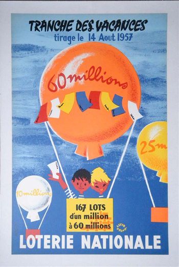 ���t�H�[���E�I�v�m LOTERIE NATIONALE1957�N