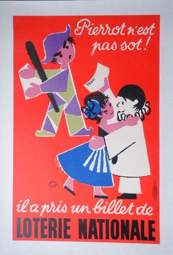���t�H�[���E�I�v�m LOTERIE NATIONALE1957�N