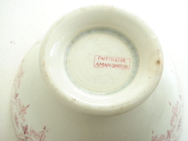 アンティーク カフェオレボウル AMANDINOISE