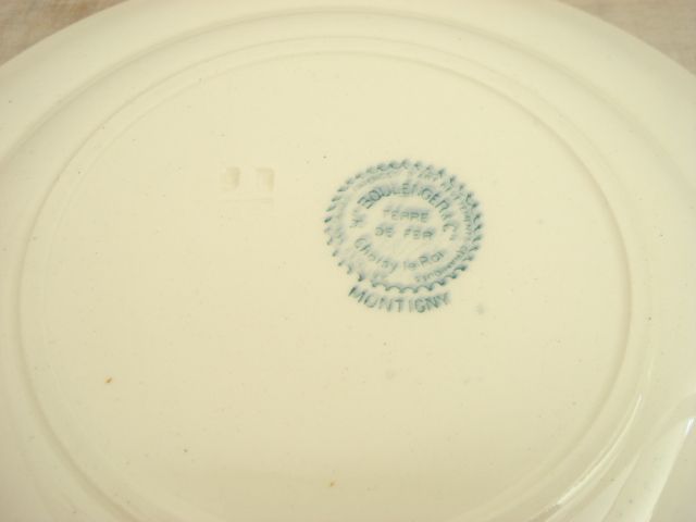 アンティークデザート皿 Choisy le Roi MONTIGNY