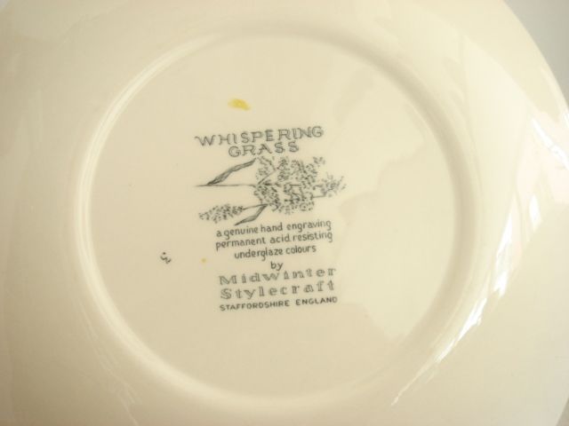ミッドウィンター MIDWINTER Whispering Grass デザート皿