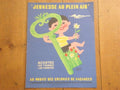 Jeunesse au plein air1962 ビンテージポスター エルベ・モルバン