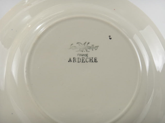 アンティーク皿 ARDECHE SARREGUEMINES製
