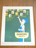 サヴィニャック ダノンヨーグルト ビンテージポスター Savignac DANONE FRUITS