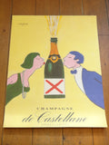 サヴィニャック シャンパン カステラーヌ ポスター Savignac CHAMPAGNE DE CASTELLANE