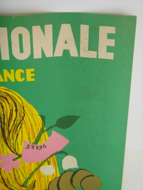 ルフォール・オプノ ヴィンテージポスター  Lefor Openo LOTERIE NATIONALE double CHANCE