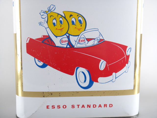 ESSO エッソ ボーイ＆ガール ビンテージ オイル缶