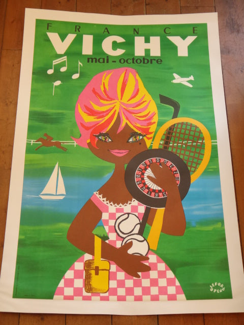 ルフォール・オプノ ヴィンテージポスター VICHY Lefor Openo