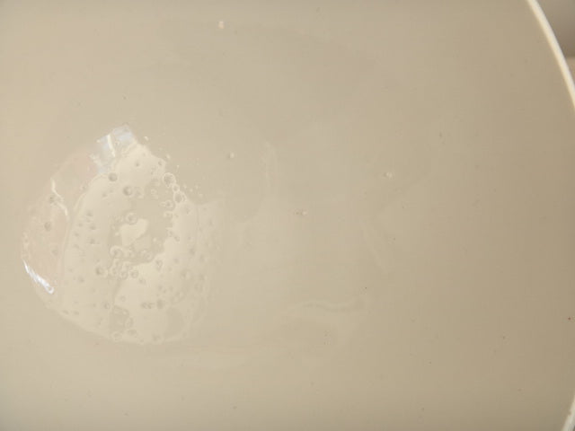 フランス アンティーク カフェオレボウル バラのステンシル Digoin & Sarreguemines製