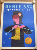 ルフォール・オプノ ヴィンテージポスター Lefor Openo RENTE 3.5%