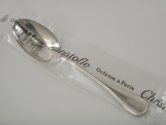 クリストフル パール デミタススプーン 未開封 Christofle Perles