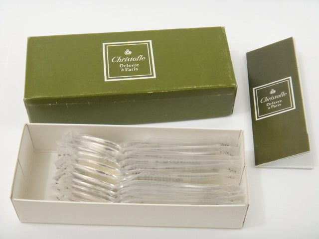 クリストフル パール デミタススプーン 未開封 Christofle Perles