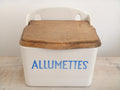 フランス アンティーク アリュメット 缶 ALLUMETTES Badonviller 製