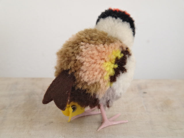 アンティーク シュタイフ 鳥 ポンポン ミニチュア Steiff 8cmサイズ
