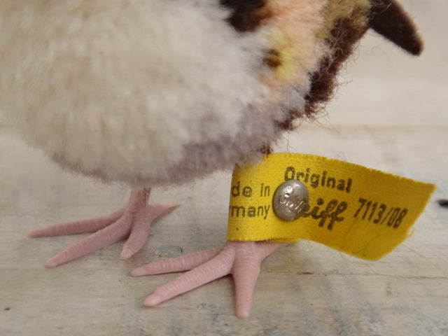 アンティーク シュタイフ 鳥 ポンポン ミニチュア Steiff 8cmサイズ