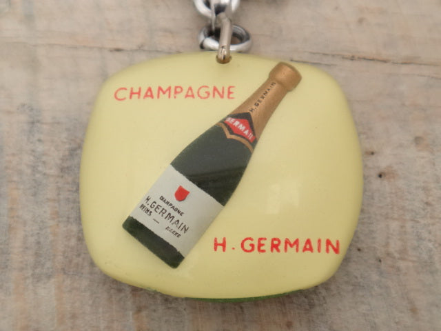 ブルボンキーホルダー シャンパン サッカー CHAMPAGNE H.GERMAIN