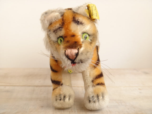 アンティーク シュタイフ トラ Steiff Tiger Cub 14cmサイズ