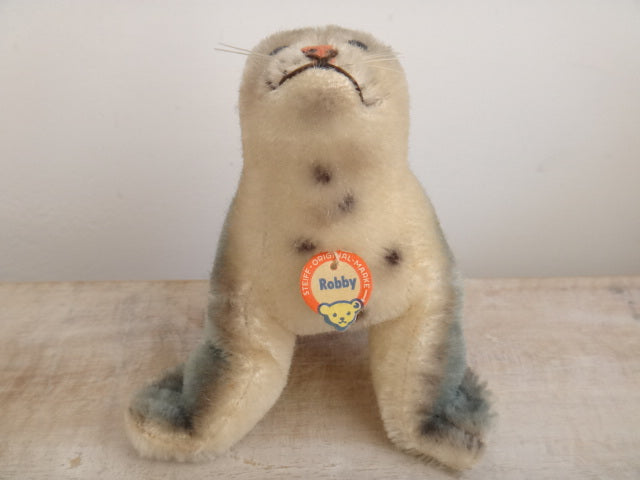 アンティーク シュタイフ アザラシ Steiff Robby 10cmサイズ