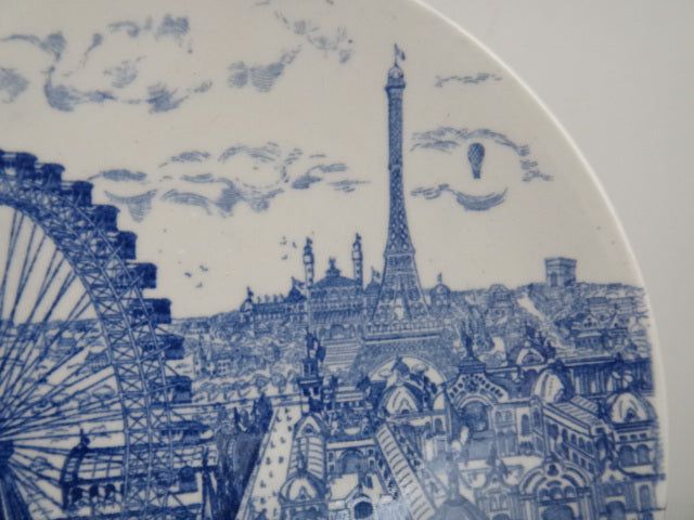 フランス アンティーク皿 パリ万博 1900年 Choisy le roi 製
