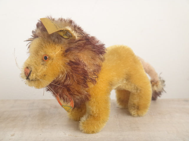 アンティーク シュタイフ ライオン ぬいぐるみ Steiff Leo 10cm