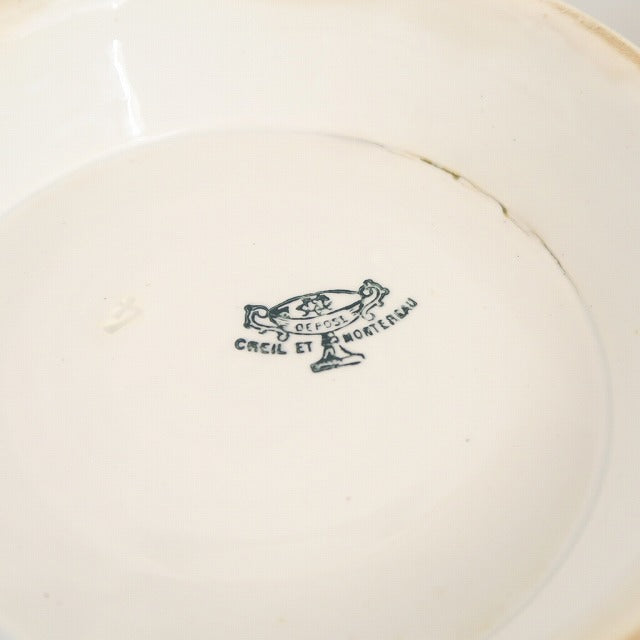 クレイユモントロー アンティーク サラディエール Creil et Montereau