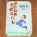 サヴィニャック 欧州選手権 ユーロ1984 ヴィンテージポスター Savignac UEFA EURO84 FINALE