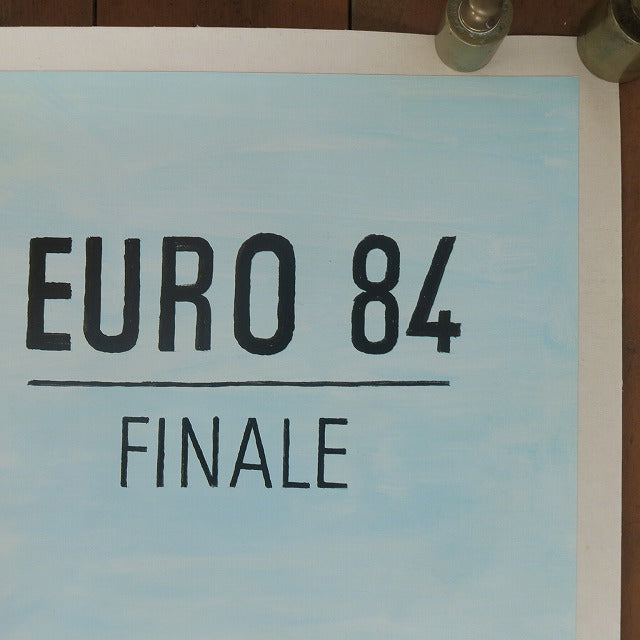 サヴィニャック 欧州選手権 ユーロ1984 ヴィンテージポスター Savignac UEFA EURO84 FINALE