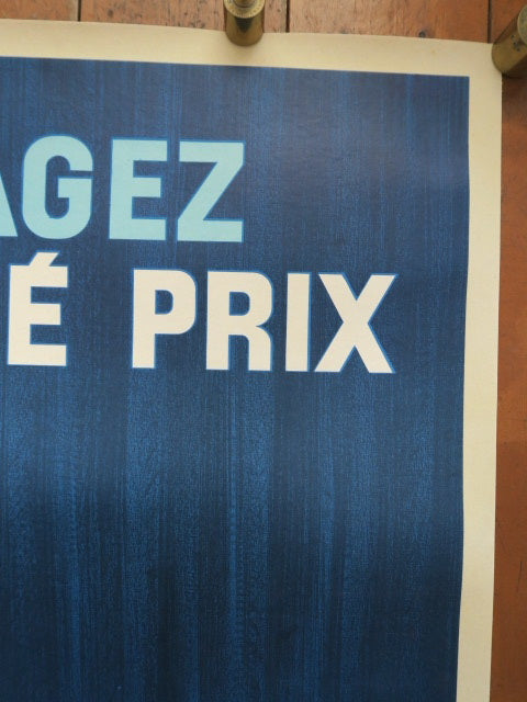 サヴィニャック フランス国鉄 ムッシュ ヴィンテージポスター Savignac SNCF