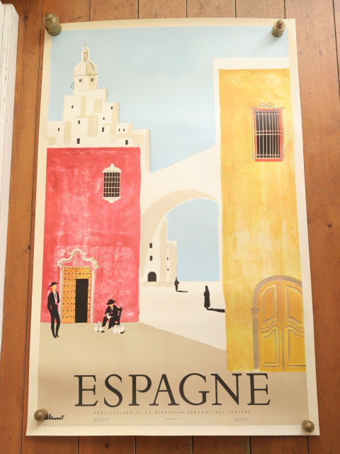ヴィルモ ヴィンテージポスター スペイン Villemot ESPAGNE 1958年