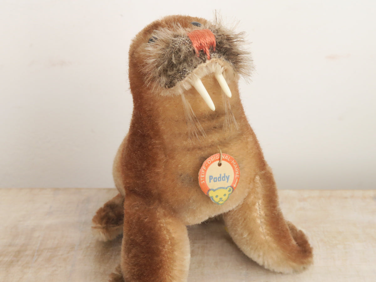 アンティーク シュタイフ セイウチ ぬいぐるみ Steiff Paddy 10cm