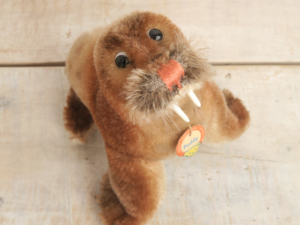 アンティーク シュタイフ セイウチ ぬいぐるみ Steiff Paddy 10cm