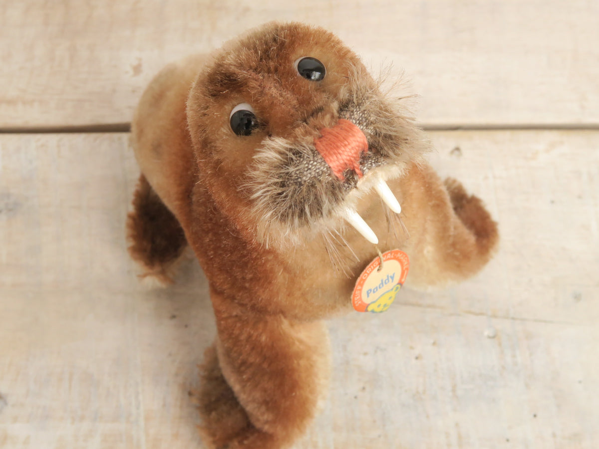 アンティーク シュタイフ セイウチ ぬいぐるみ Steiff Paddy 10cm