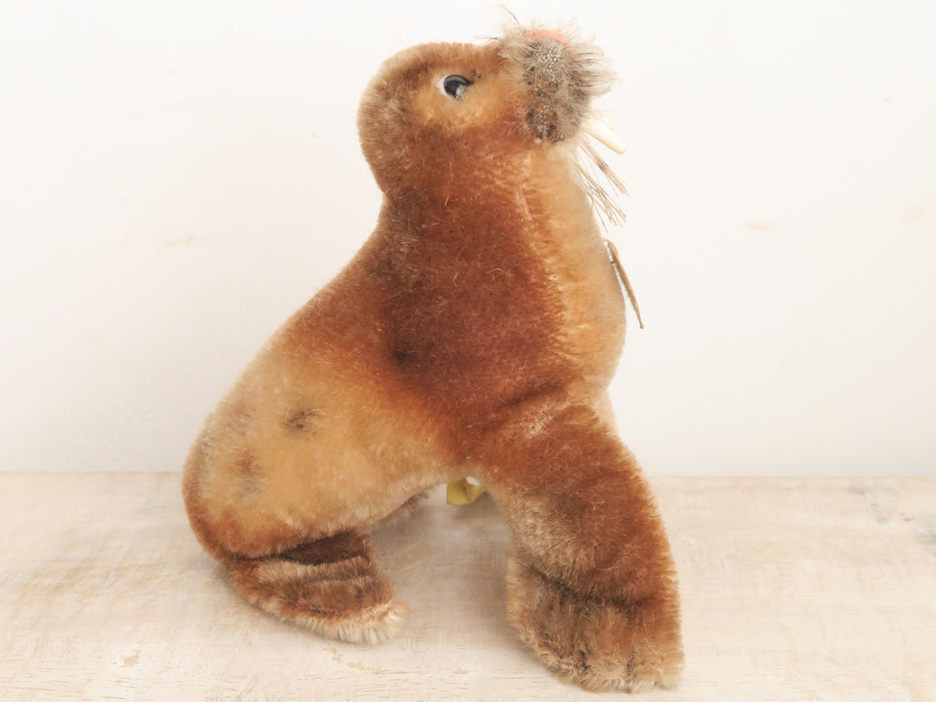 アンティーク シュタイフ セイウチ ぬいぐるみ Steiff Paddy 10cm