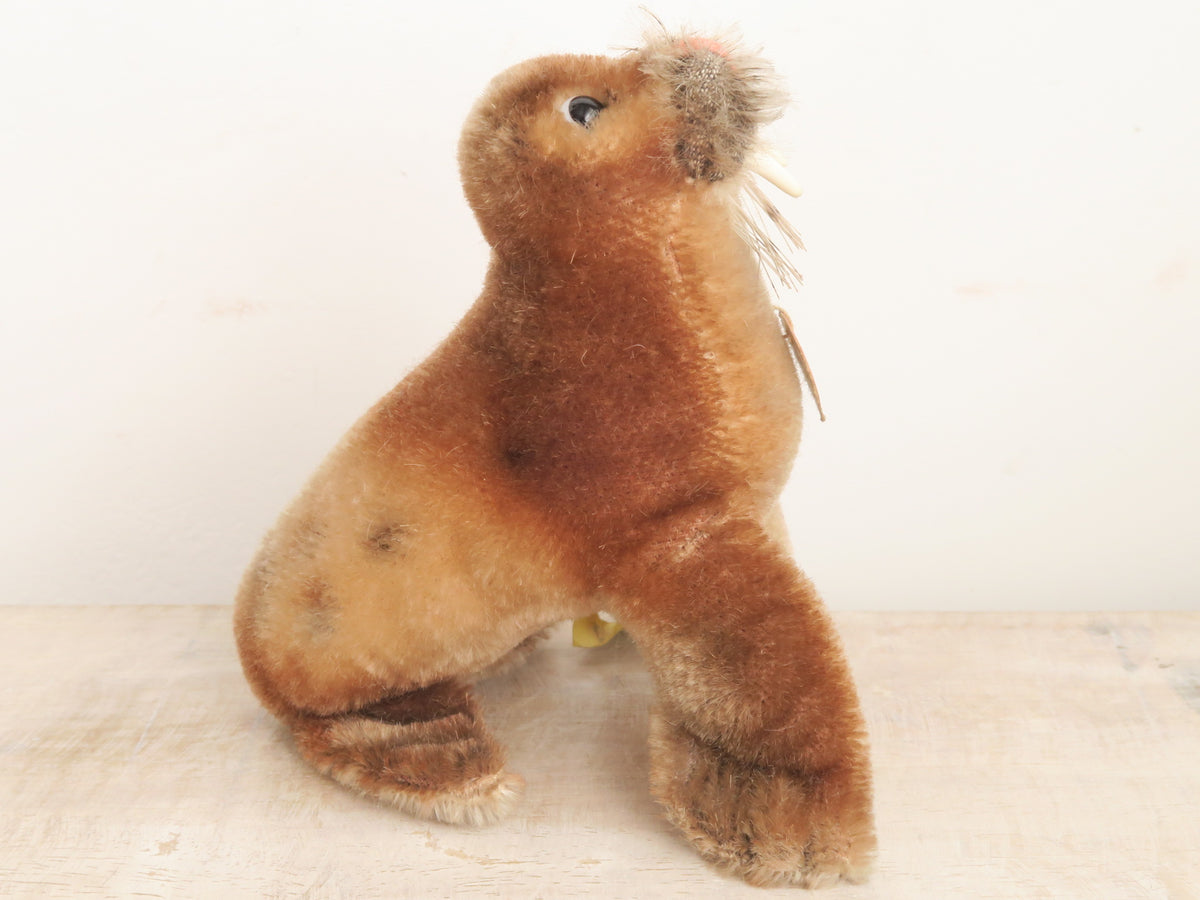 アンティーク シュタイフ セイウチ ぬいぐるみ Steiff Paddy 10cm