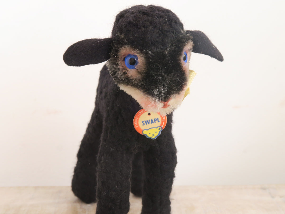 アンティーク シュタイフ ペルシャラム Steiff Swapl 14cm