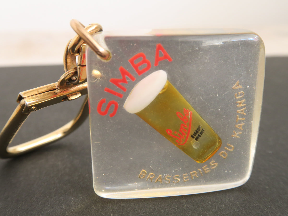 ブルボンキーホルダー ビール SIMBA