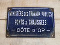 フランスアンティーク看板 COTE D'OR