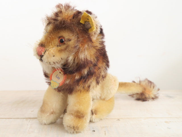 アンティーク シュタイフ ライオン ぬいぐるみ Steiff Leo 12cm