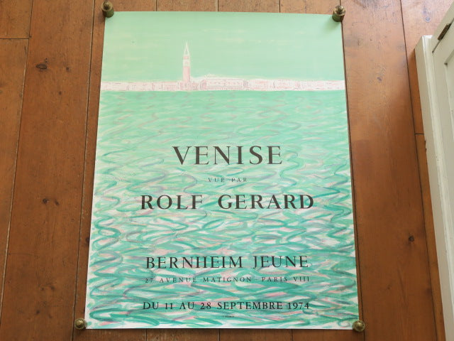 ロルフ・ジェラルド ヴェニス ビンテージポスター Rolf Gerard VENISE