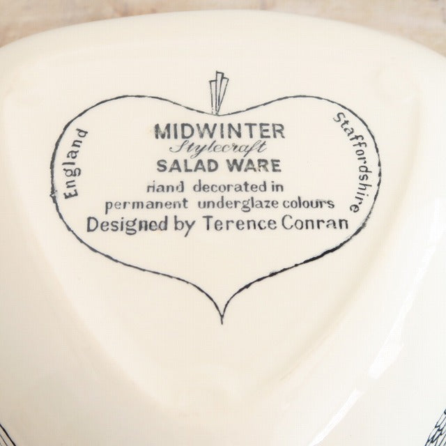 ミッドウィンター サラダウェア トライアングルプレート テレス・コンラン MIDWINTER SALAD WARE by Terence Conran