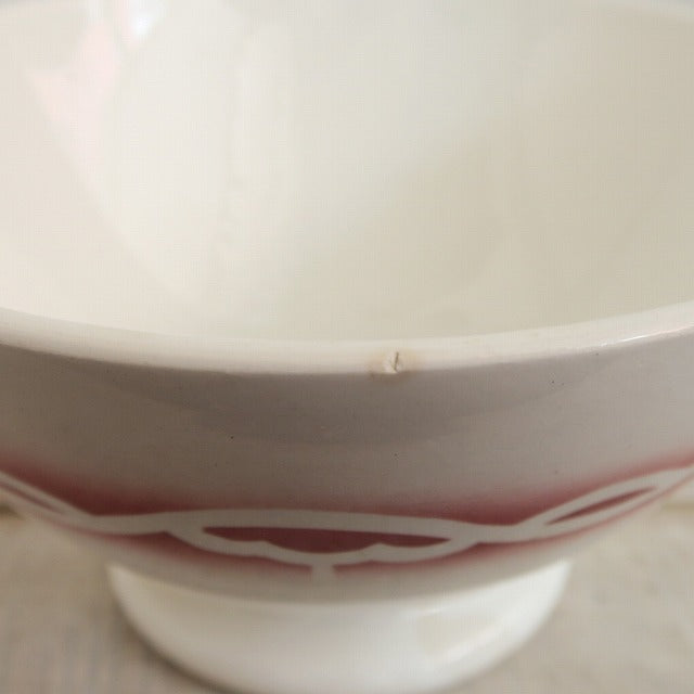 アンティークカフェオレボウル バラ DIGOIN