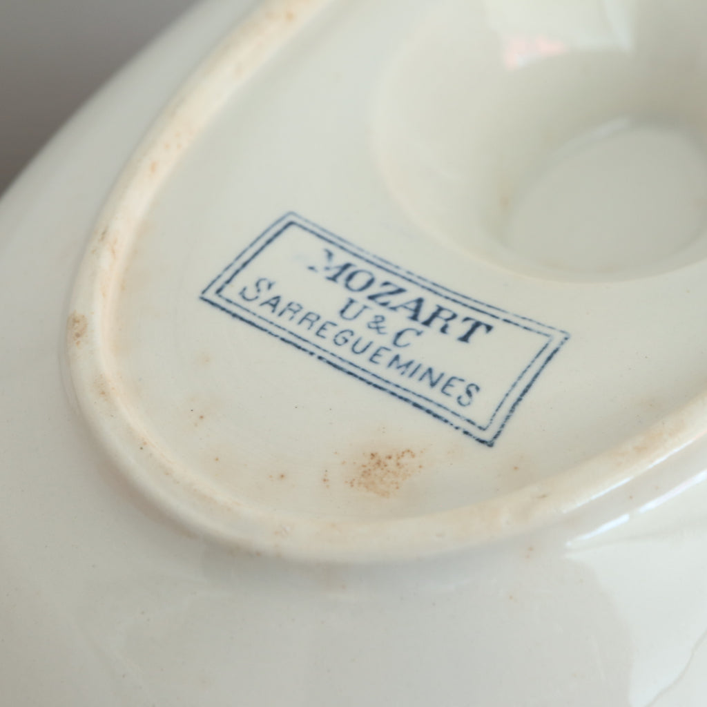 アンティーク ソーシエール モーツァルト MOZART フランス サルグミンヌ製 U&C SARREGUEMINES