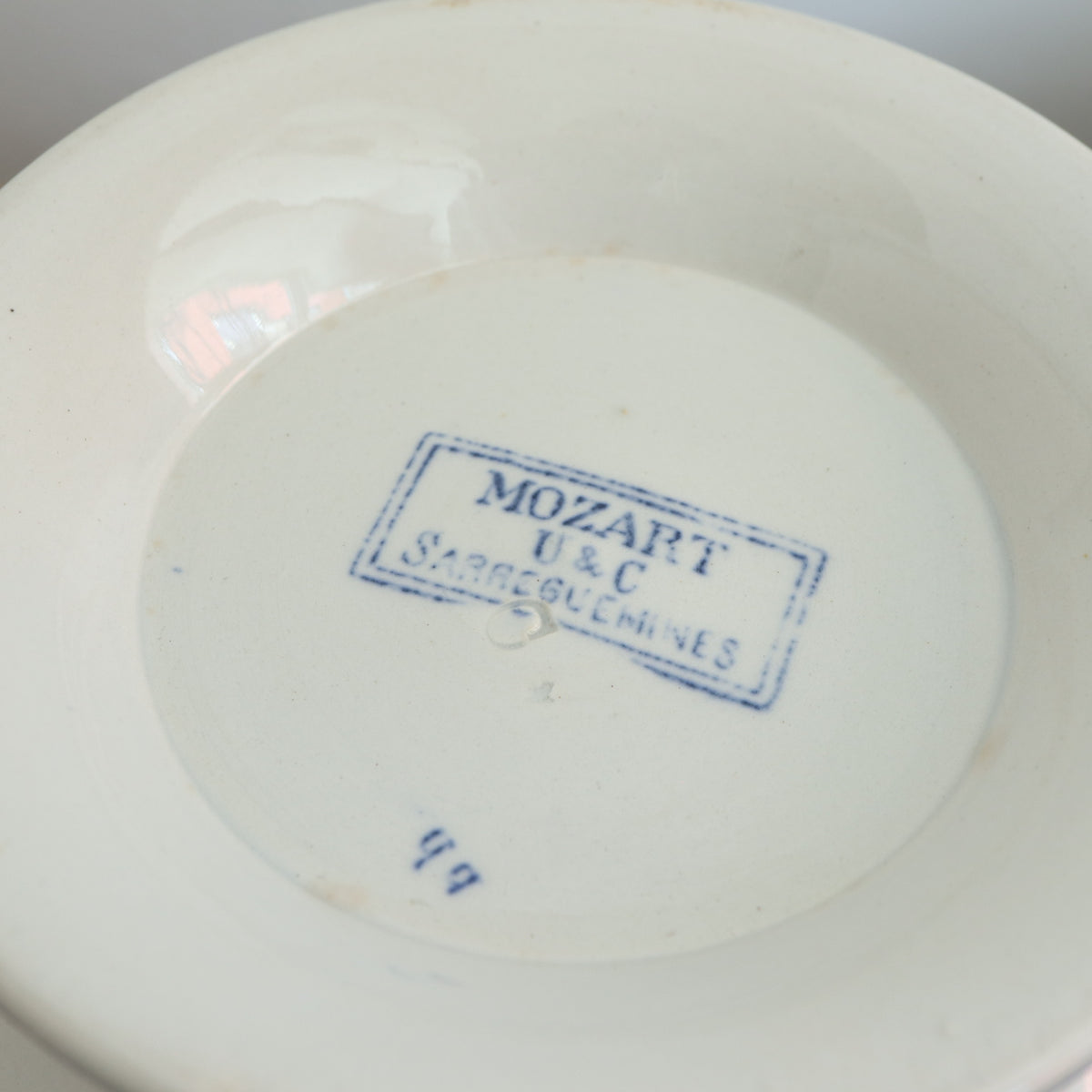 アンティーク プチ スーピエール レギュミエ モーツァルト MOZART フランス サルグミンヌ製 U&C SARREGUEMINES