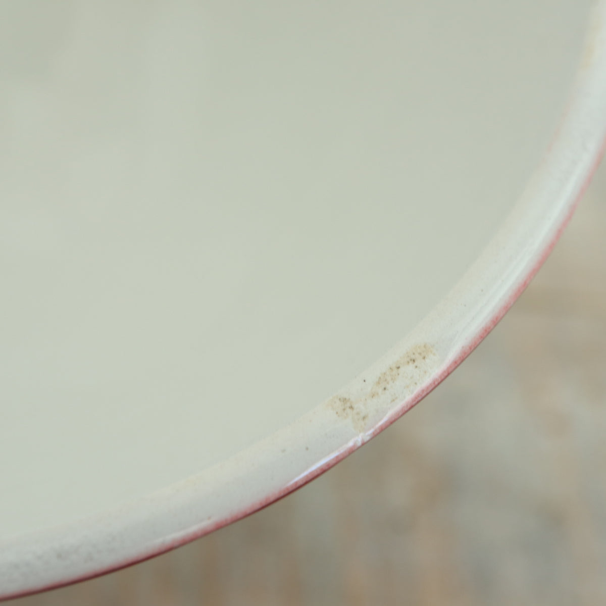 アンティーク カフェオレボウル チェリー フランス リュネヴィル製 K&G Luneville