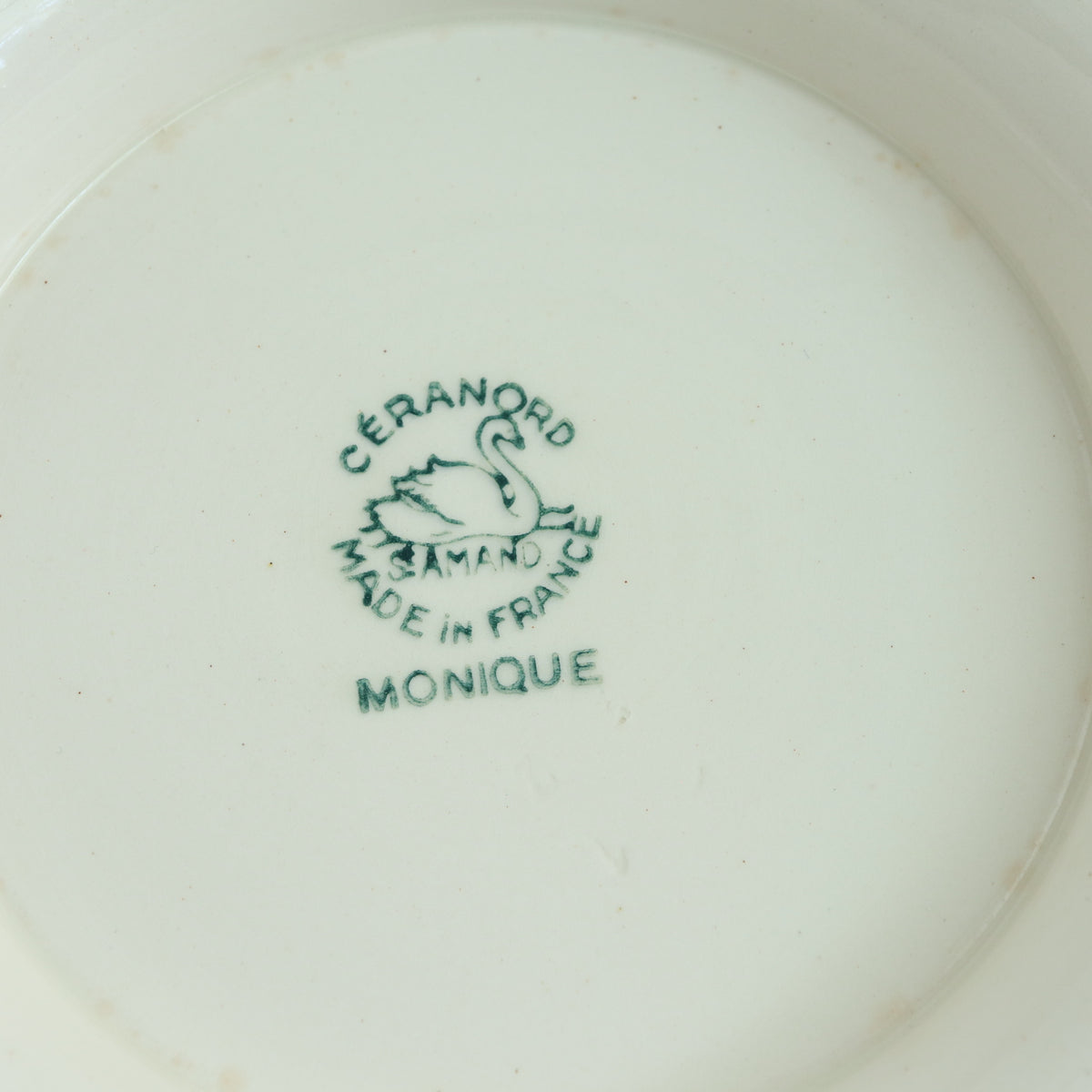 アンティーク コンポティエ MONIQUE フランス サンタマン製 SAINT AMAND