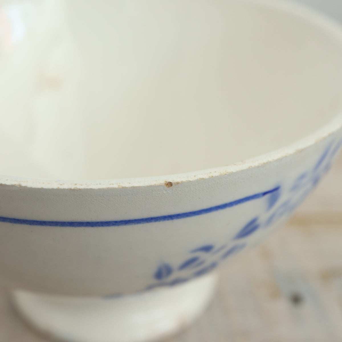 フランス アンティーク カフェオレボウル 灯台とカモメ