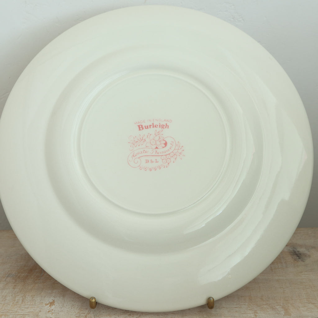 バーレイ Burleigh ピンクアジアティックフェザンツ プレートM 22cm
