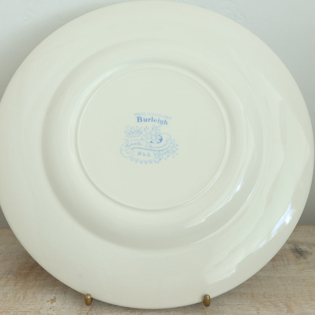 バーレイ Burleigh ブルーアジアティックフェザンツ プレートM