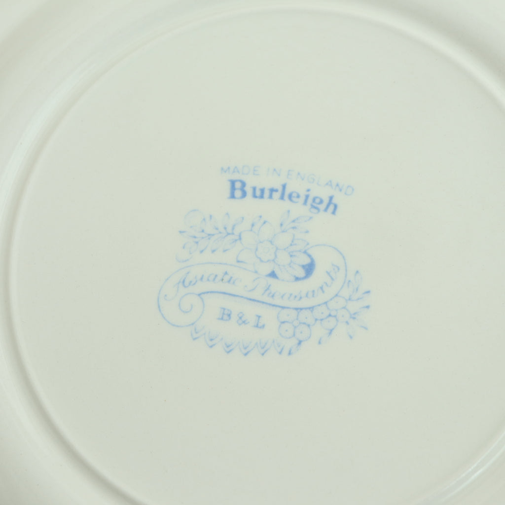 バーレイ Burleigh ブルーアジアティックフェザンツ プレートM