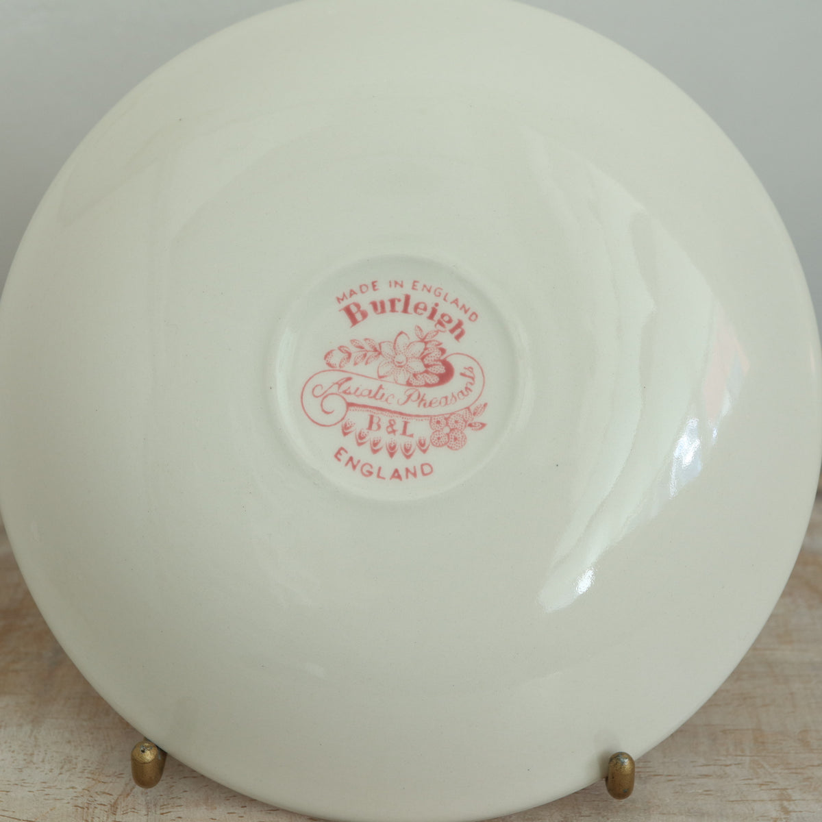 バーレイ Burleigh ピンクアジアティックフェザンツ カップ＆ソーサー